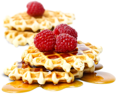 Waffle Street WELCOME NEW YORK Traditional waffle made with brioche in Belgian yeast dough and studded with pearl sugar.
